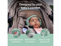 Protectores auriculares Alpine Muffy Baby para bebé, verde sálvia Protectores auriculares Alpine Muffy Baby para bebé, verde sálvia